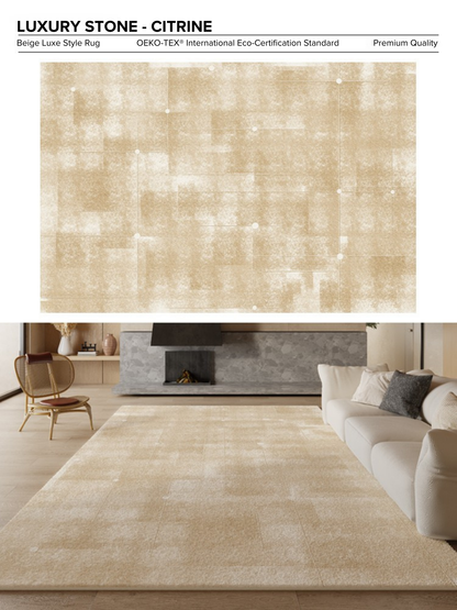 [2025] LUXURY STONE – Elegant Sofa Rug | Waterproof, Stain-Resistant, 15mm Thick & Ultra-Soft